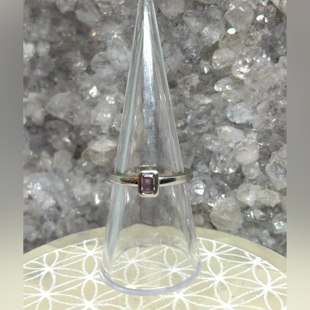 Vintage Amethyst Sterling Silver Ring